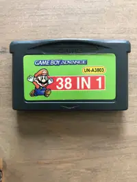 38 in 1 Multigame Cartridge Nintendo Gameboy Advance