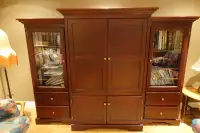 3-section Wood Wall/TV Unit