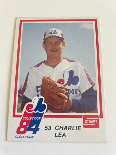 Charlie Lea 1984 Stuart Montreal Expos #8 Montreal Expos, View more