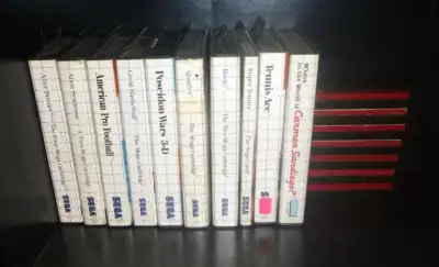 SEGA 9 saturn, 17 master system, 44 dreamcast games, View more