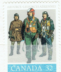 CANADA. TIMBRE SEUL "ROYAL CANADIAN AIR FORCE", 1984.