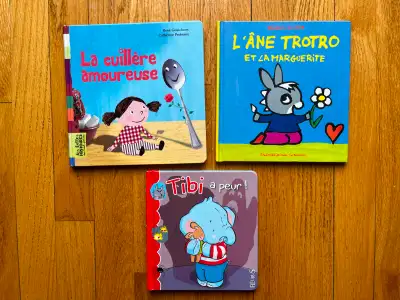 LIVRE ENFANT (prix dans description ou 14$ le lot de 3 livres, View more