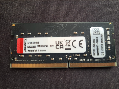 DDR4-3200 8GB 260-Pin SODIMM, View more