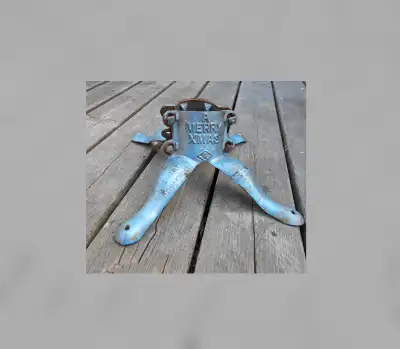 SMART BROCKVILLE Christmas Tree Stand Pat 1931 No. 1 Cast Iron, View more