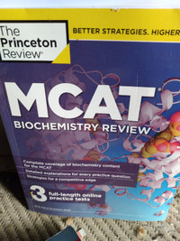 MCAT Prep text, Mcmaster Math/Chem textbooks