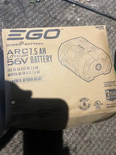 7Ah and 12Ah EGO battery’s Brand new in boxes