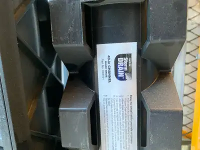 landscaping / paver drain channel 10 foot length, View more