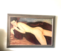 Amedeo Modigliani,Reclining Nude from the Back,art prints,Vintag