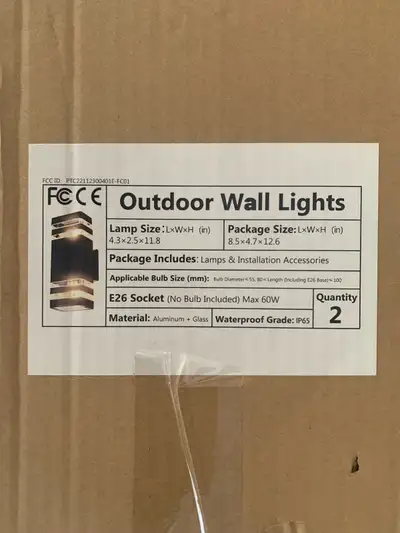 Outdoor wall lights, View more
