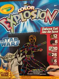 NEUF - Crayola Color Explosion Star Wars The Clone Wars