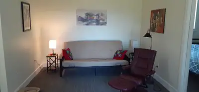 I have for rent a cozy, semi furnished, detached apartment located at Cape George Point. Overlooking...