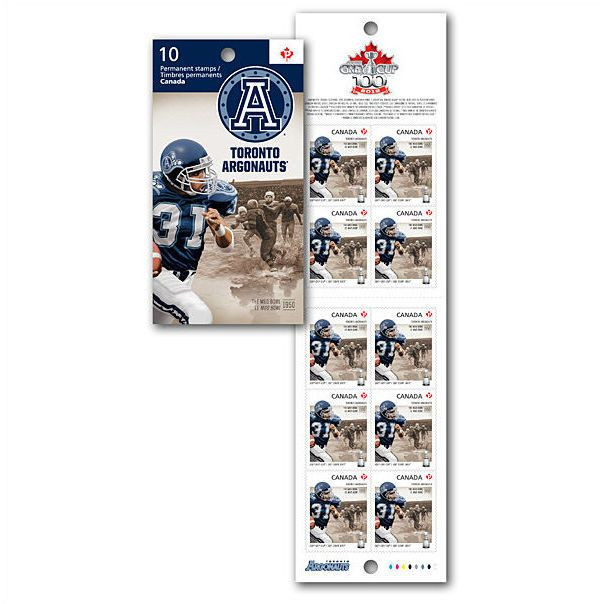 Toronto Argonauts 2012 10 Permanent Stamps in Arts & Collectibles in City of Toronto - Image 2