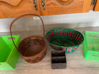 Storage baskets 