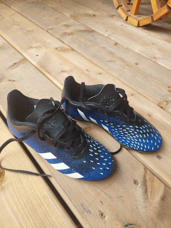 Boys youth size 13 Adidas Predator soccer shoes in Soccer in St. Catharines