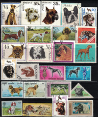 Dog Stamps, 50 Different