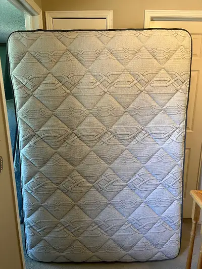 A Serta Mattress and Box Spring in very good condition. Double size. Was my daughters and is about 5...