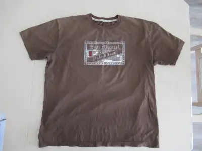 Men's Shirt San Miguel Pale Pilsen - Size Large - Brand New, View more