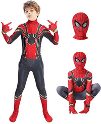 New Superhero Costume for Kids,Bodysuit Spandex 3D Style Jumpsui