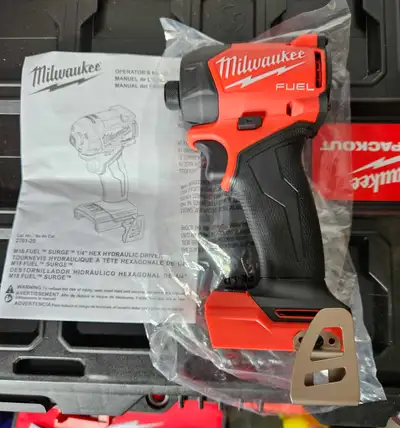 Brand new Milwaukee M18 FUEL SURGE 1/4" Hex Hydraulic Driver, View more