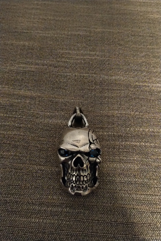 925 Solid Silver Skull in Jewellery & Watches in City of Toronto - Image 3