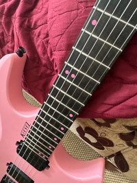 Kiesel Osiris - pink! Amazing condition, ebony fretboard
