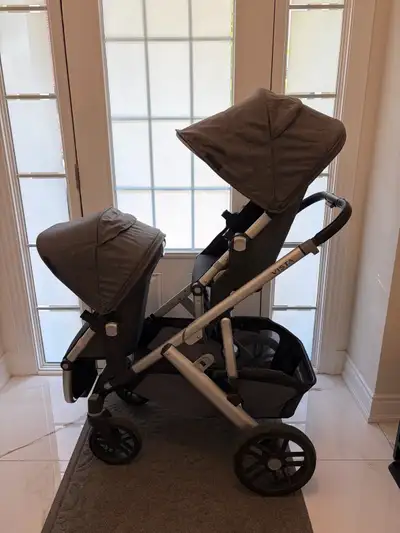 UPPAbaby Vista V2 Double Stroller (fully loaded with add-ons), View more
