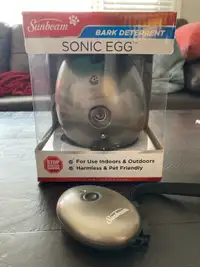 Sunbeam Ultrasonic Egg Dog Bark Control Device