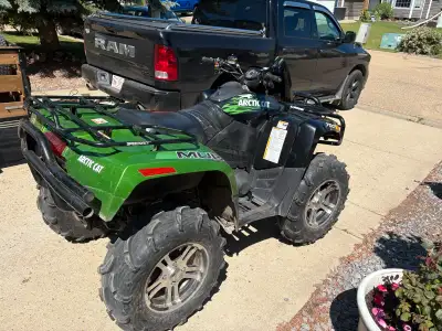 Arctic cat mudder Quad 2012 In very good condition, 3310 km More information call 780-608-7414
