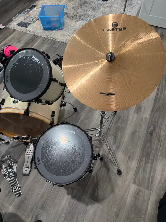 Sonor Force 1007 Drum Kit – EVANS Heads, CAST Cymbals in Drums & Percussion in London - Image 4