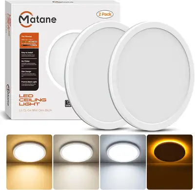 Flush Mount Ceiling Lights 2 Pack BNIB, View more