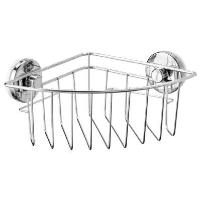 **NEW** IKEA KROKFJORDEN Silver Corner Basket Tray with Suction Cup $10 (firm) ... There is 1 availa...