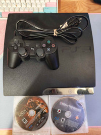 PS3 Slim 150gb with games and controller