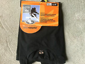 BRAND NEW - BOYS PERFORMANCE BASE LAYERS L/S CREW & PANTS (L) in Toys & Games in Hamilton
