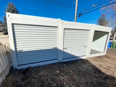 Conveniently located and secure storage space. Rent today. Two containers available. 120 sq ft per c...