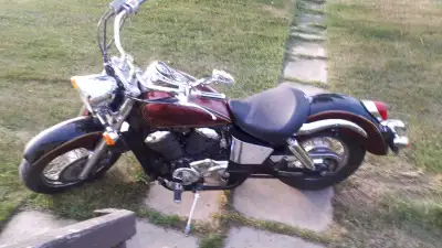 03 shadow plus extra stock parts clean bike could use a battery, will consider trades with a 5000.00...