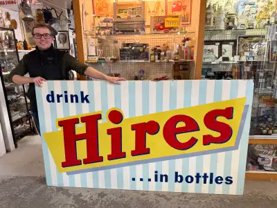 awesome huge Hires root beer sign , View more