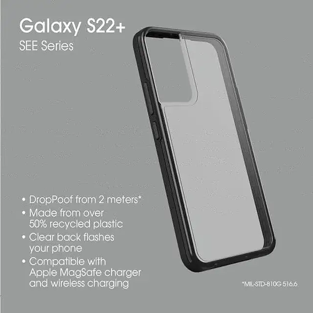 LifeProof See Series Case ONLY Samsung Galaxy S22+ ZEAL Grey in Cell Phone Accessories in City of Toronto - Image 5
