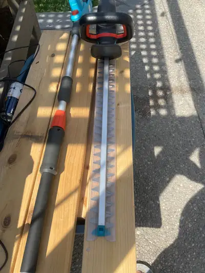 Hedge Trimmer Brand Name: Gardena Battery Powered Does not come with battery $150 or best offer