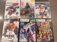 Wii ps3 ps2 xbox360 Kinect games