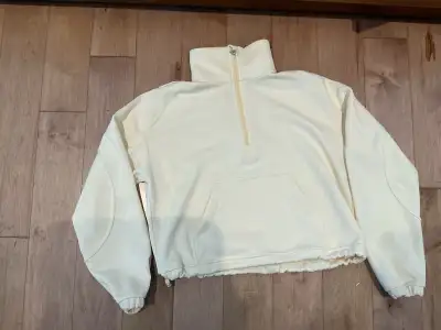 Butter yellow quarter zip sweater Lululemon, View more