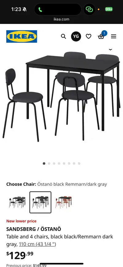 Table+chairs from IKEA, View more