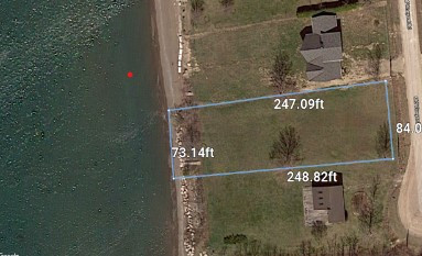 Best waterfront lot on Pelee Island with direct lake access!