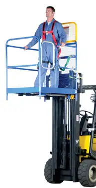 FORKLIFT SAFETY CAGE, CSA MAN LIFT, WORK PLATFORM, SAFETY BASKET, View more