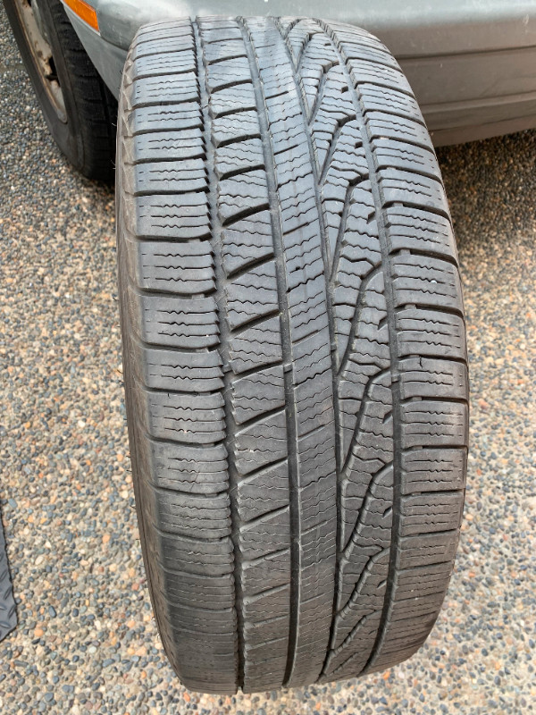 1 X single 235/55/19 Goodyear assurance weather ready with 80% in Tires & Rims in Delta/Surrey/Langley