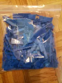 1 LBS Blue LEGO Mixed Parts