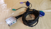 PS/2 /VGA mini KVM 2-Port like new