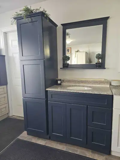 Bathroom Vanities in Stock, 100% All Wood, Take Home Today!, View more