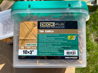 Tan 10x3”  Deck Screw 25-lb tub