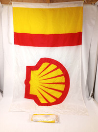Rare Vintage Shell Oil Flag 36" x 54" New in Package Canada Made