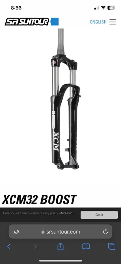 SR Suntour bike shock , View more